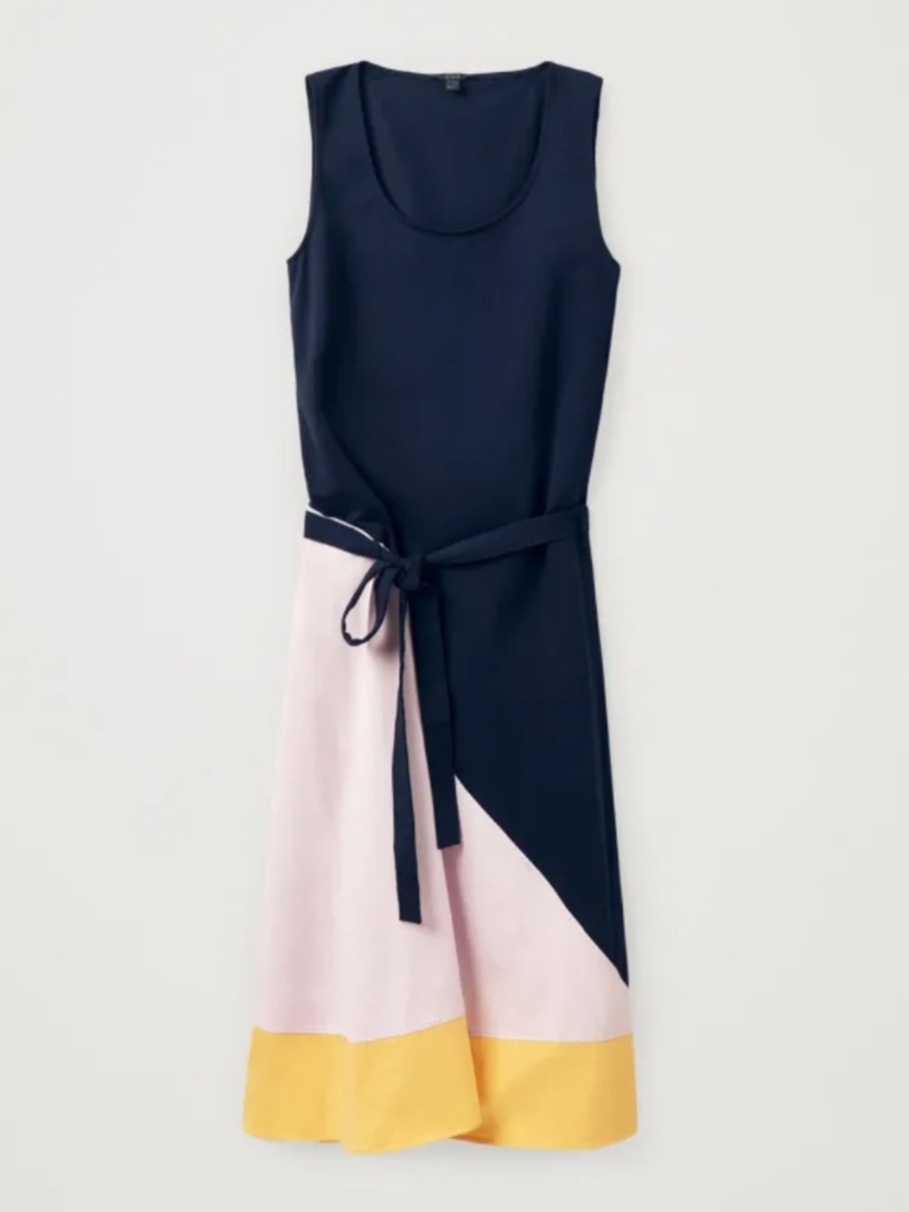 COS midi colorblock dress S - EUC